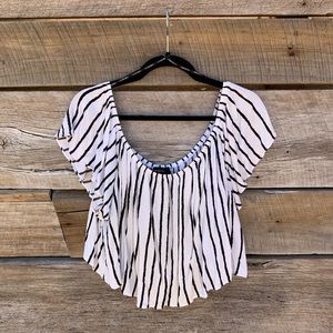 Forever 21+ Striped Crop Top